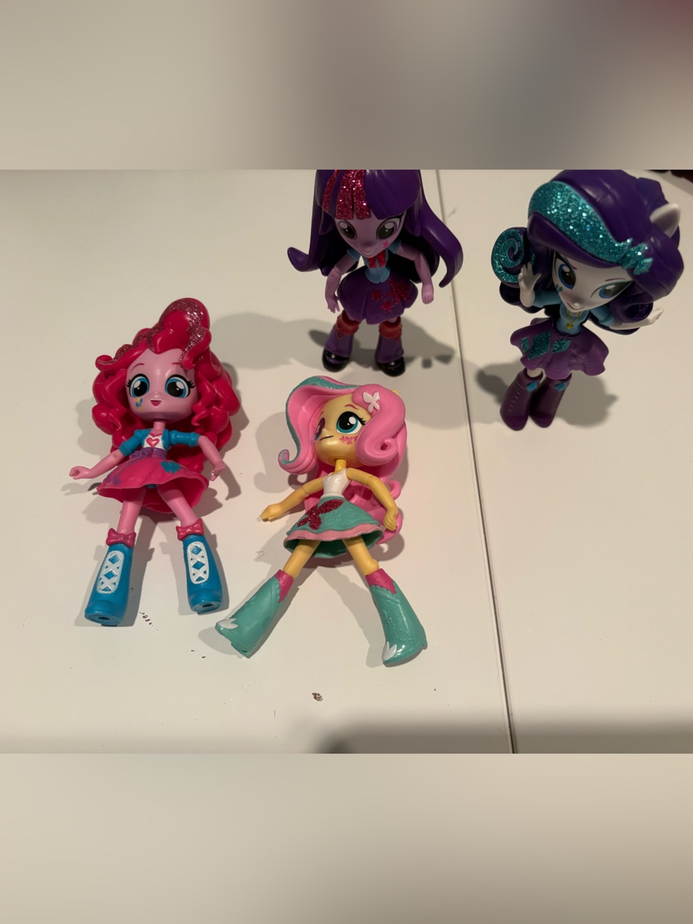 Four My Little Pony Equestria Girls Doll Minis Sparkly Pinkie Pie - Picture 8 of 8